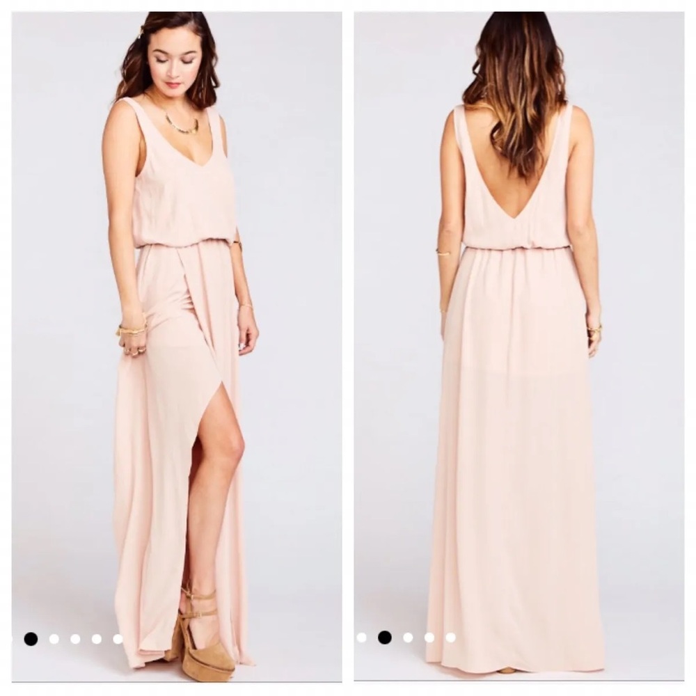 show me your mumu size medium dusty blush